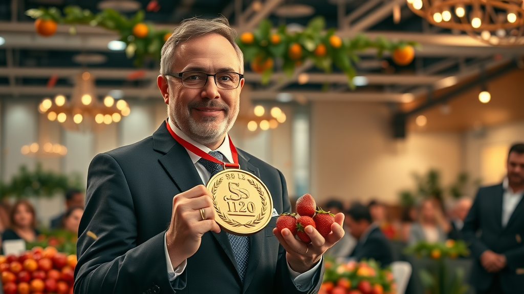 Hoogstraten aardbeien winnen prestigieuze prijs op internationale fruitwedstrijd