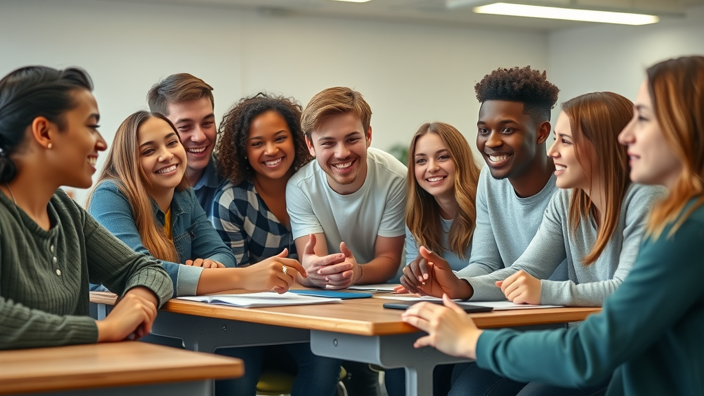persoonlijke ontwikkeling in het voortgezet onderwijs: samenwerkende, zelfverzekerde scholieren tijdens creatief project