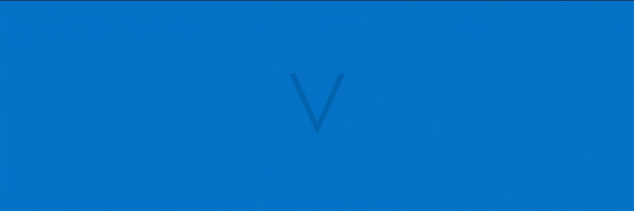 Minimalist blue V logo representing beste gereedschappen en ijzerwaren in Brecht.