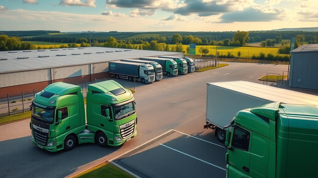 Internationaal transport en logistiek centrum Hoogstraten – trucks en opslag