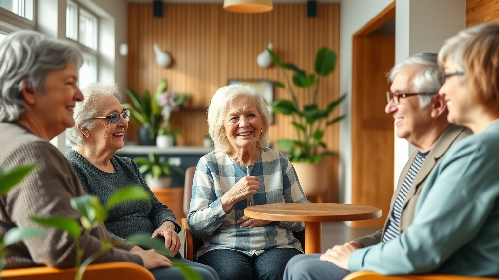 Ontvangst in een zorgcentrum in Hoogstraten met vriendelijk personeel en glimlachende bewoners - het veelzijdige zorgaanbod in Hoogstraten
