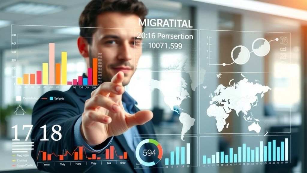 migration trends noorder kempen: migration data visualization infographic, bar graphs and maps with recent data patterns