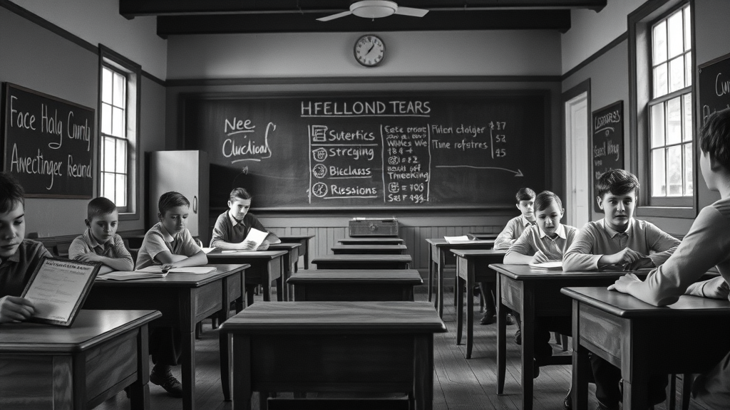 Historic classroom in Hoogstraten met focus op traditionele leermethoden en klasomgeving, is Hoogstraten een onderwijsstad